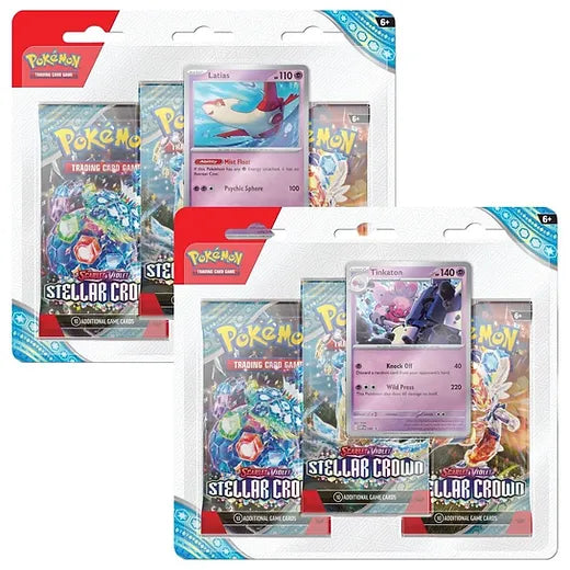 (PRE-ORDER) Stellar Crown 3-Pack Blister Latias or Tinkaton