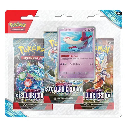 Stellar Crown 3-Pack Blister Latias or Tinkaton